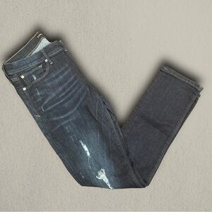EXPRESS SKINNY JEANS MID-RISE
SIZE: 10R